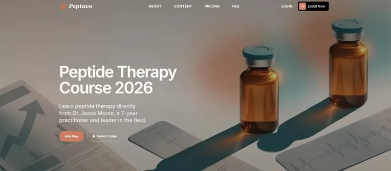 Screenshot of Peptavo