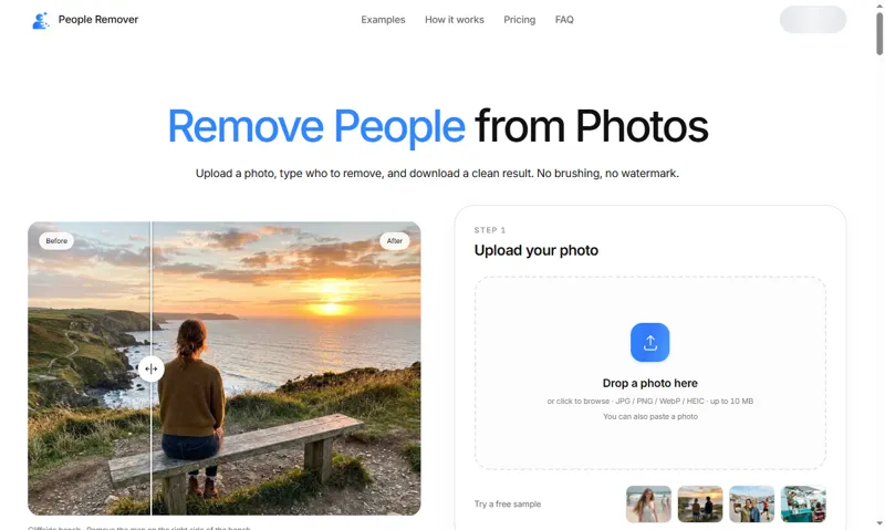 Screenshot of People Remover
