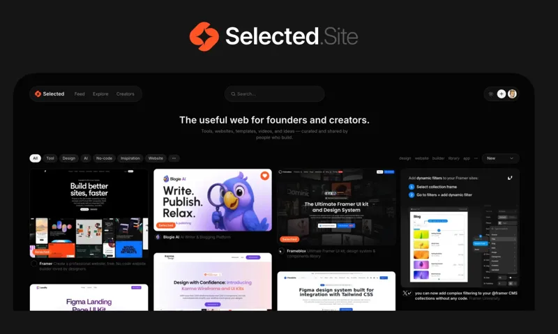 Screenshot of Selected Site