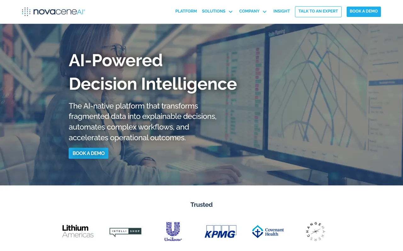 Screenshot of NovaceneAI