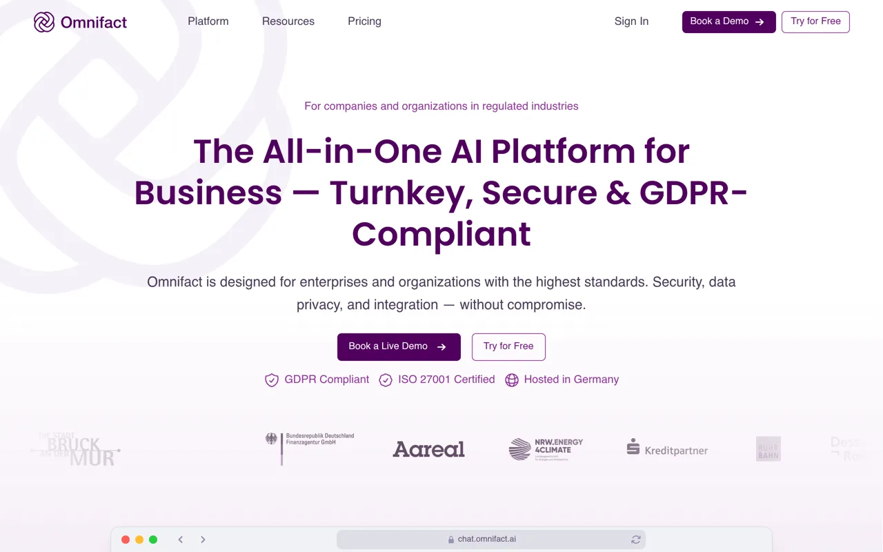 Screenshot of Omnifact