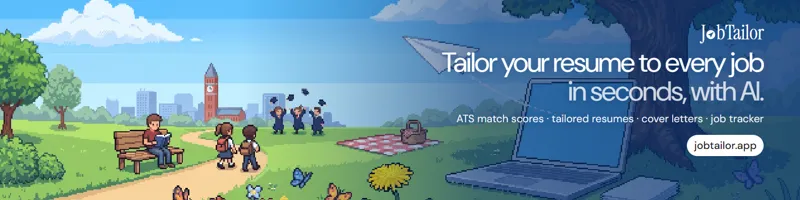 Screenshot of JobTailor AI