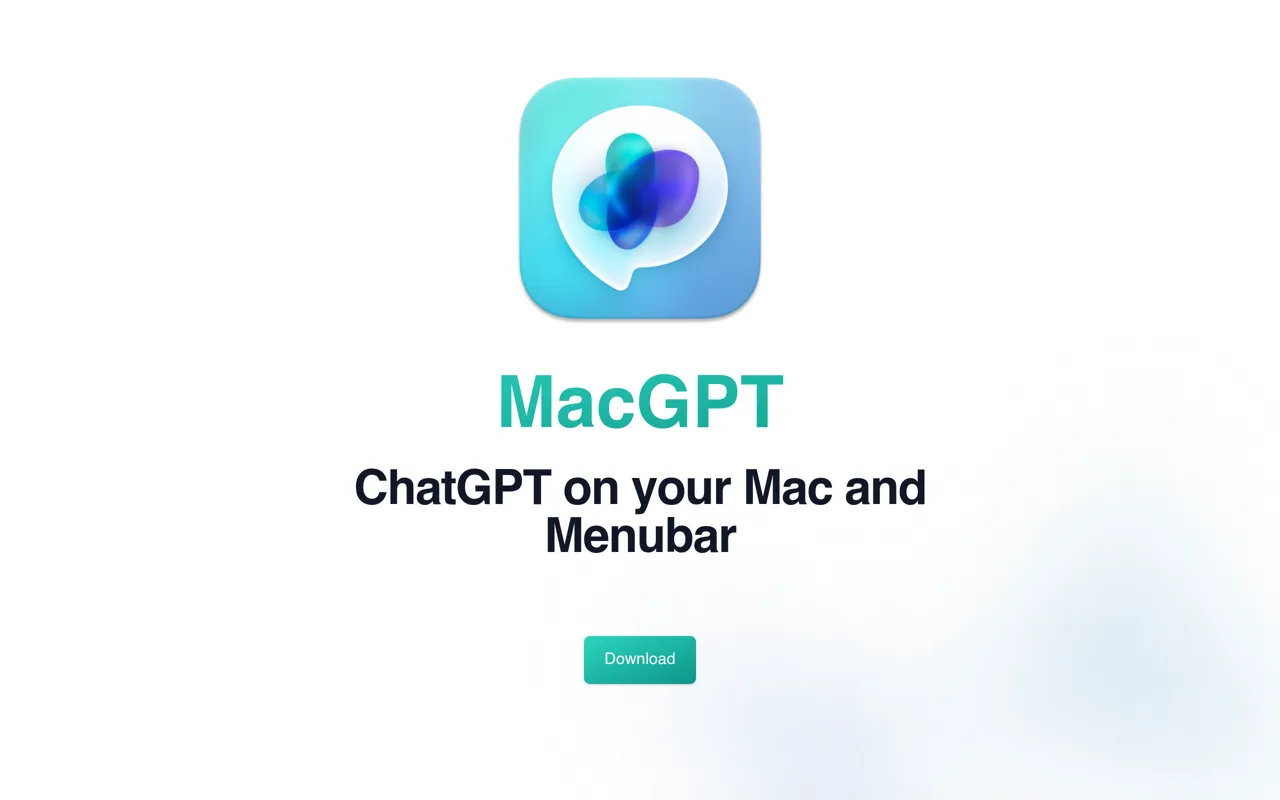 Screenshot of MacGPT