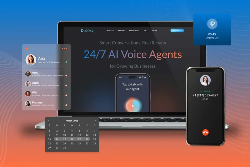 Screenshot of Dialora.ai