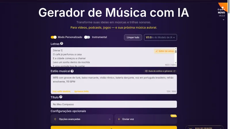 Screenshot of iLoveSong.ai