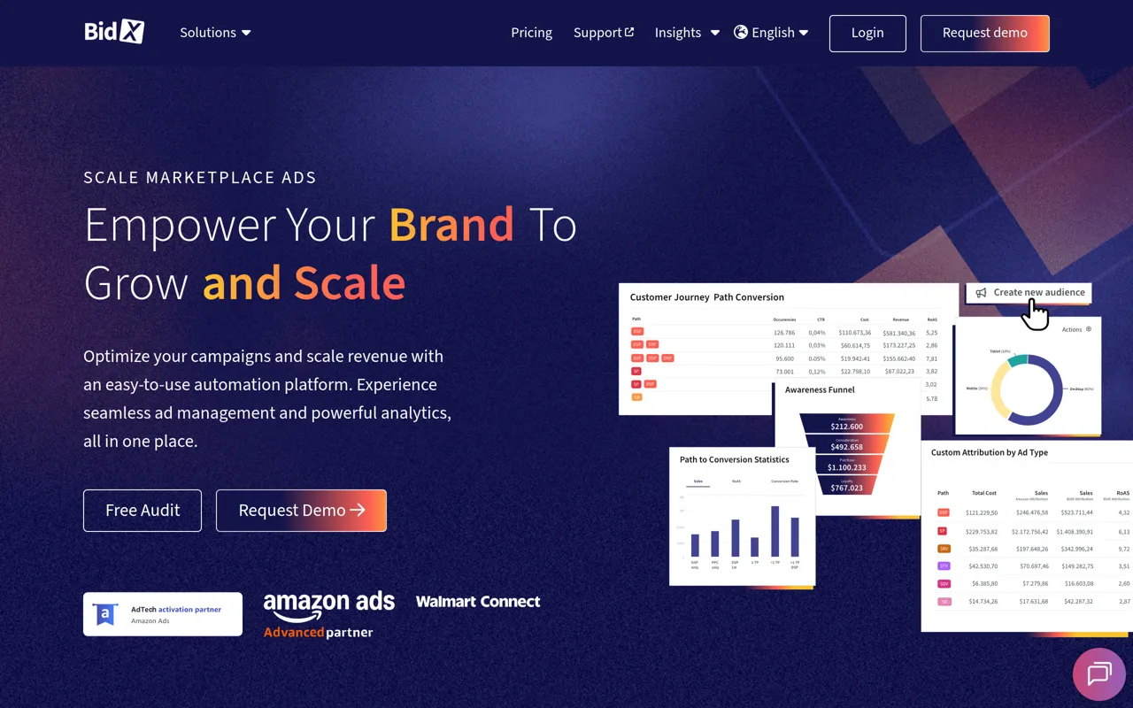 Screenshot of BidX