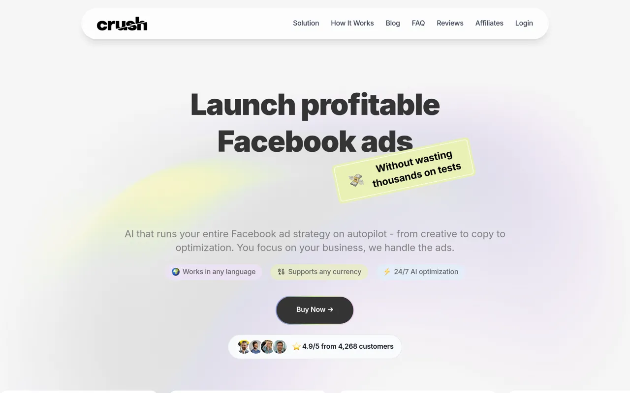 Screenshot of Crush AI
