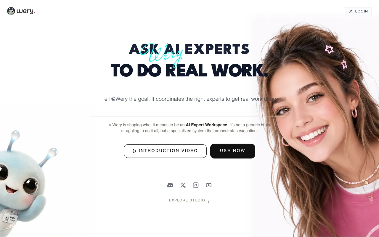 Screenshot of Wery