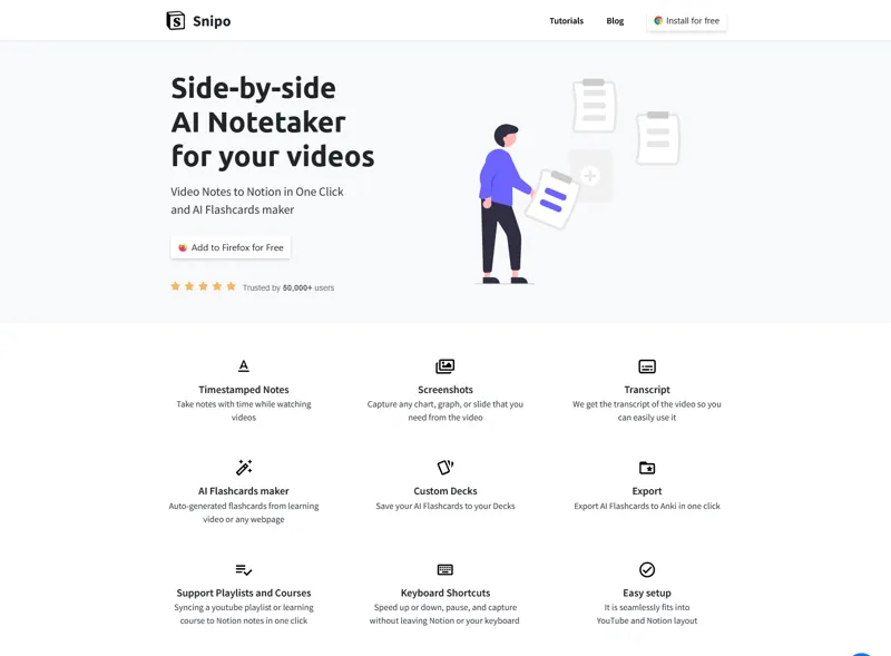 Screenshot of Snipo
