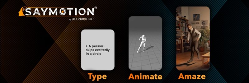 Screenshot of DeepMotion Animate 3D