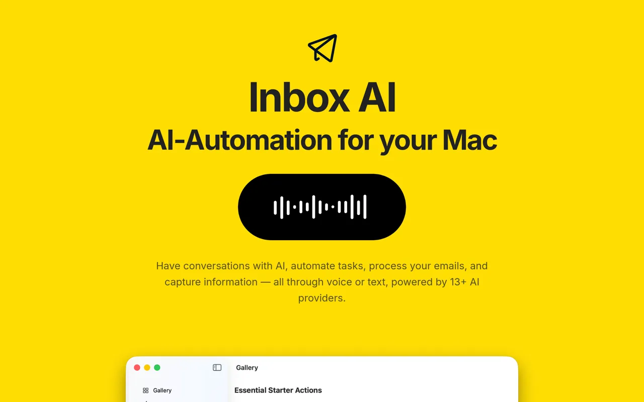 Screenshot of Inbox AI