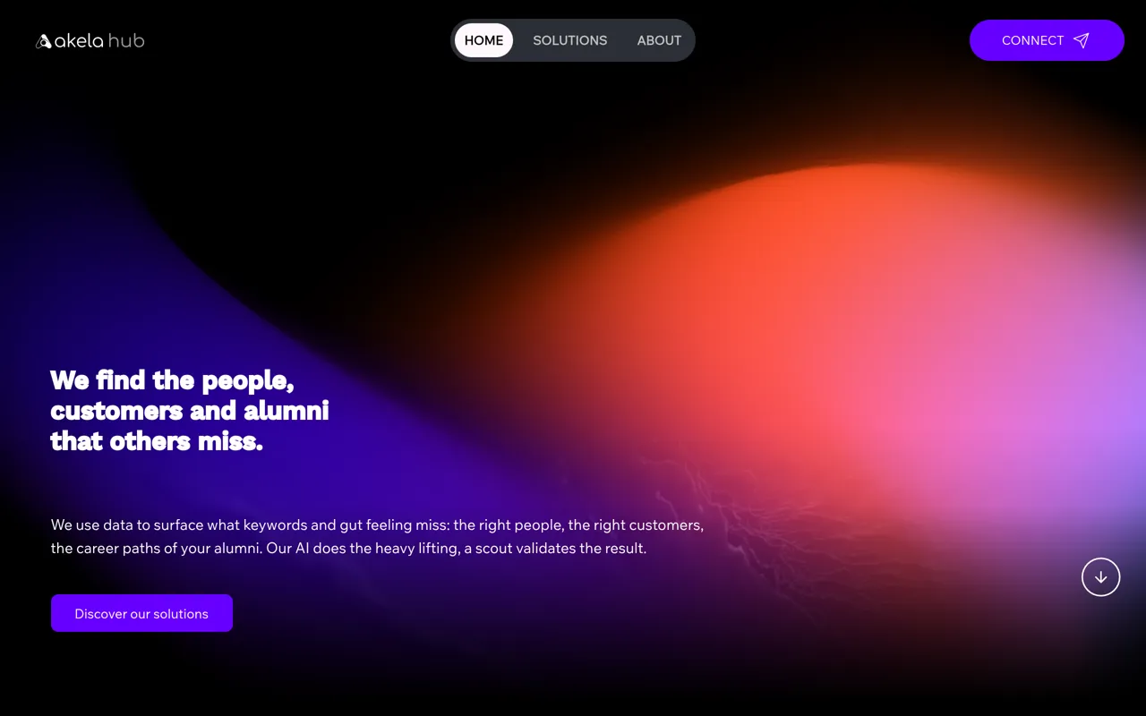 Screenshot of Akela hub
