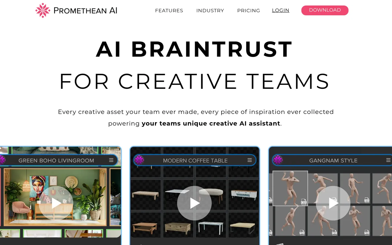 Screenshot of Promethean AI