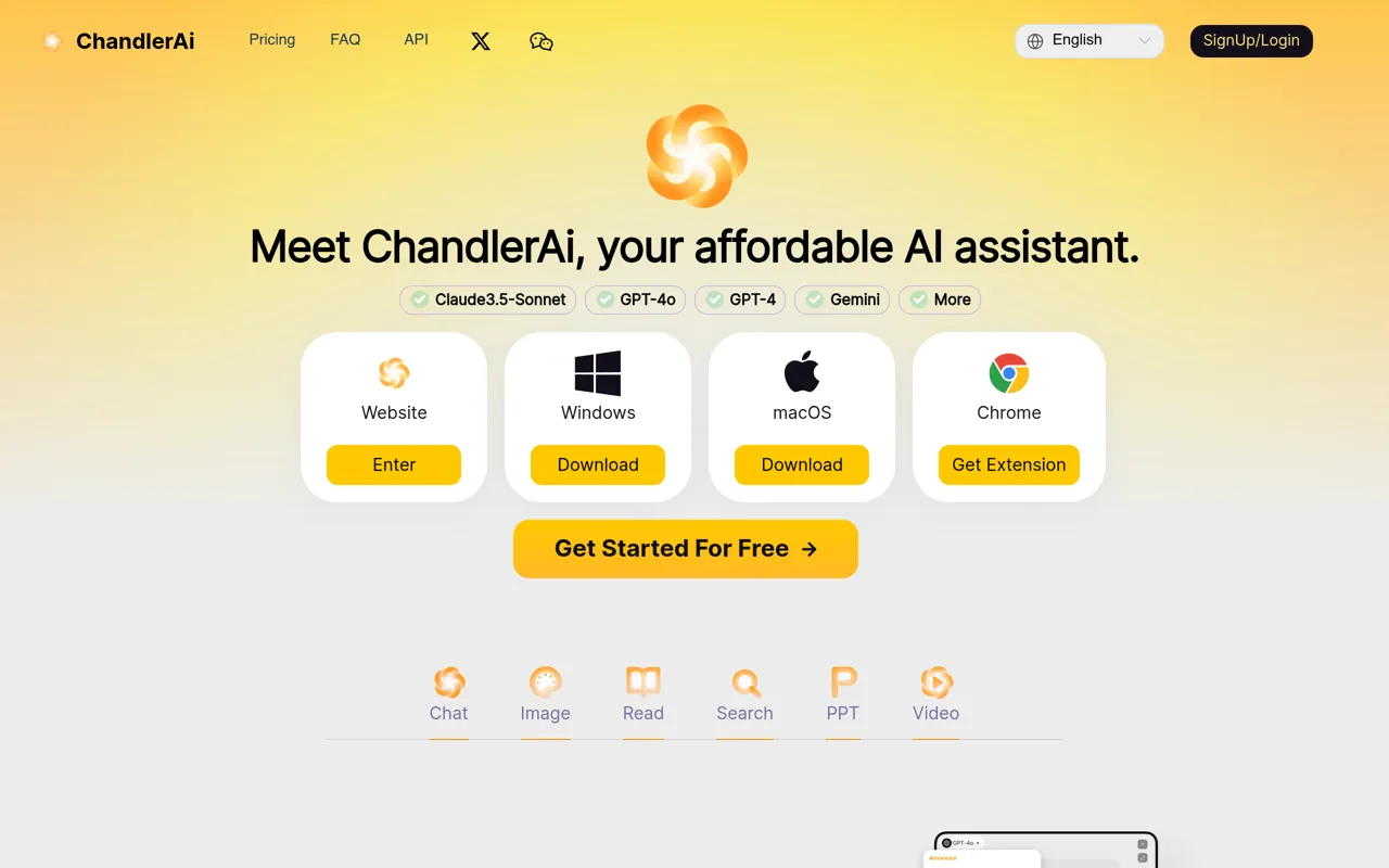 Screenshot of ChandlerAi