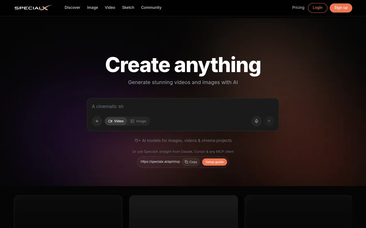 Screenshot of SpecialX
