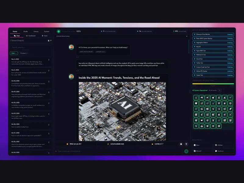 Screenshot of AGNT