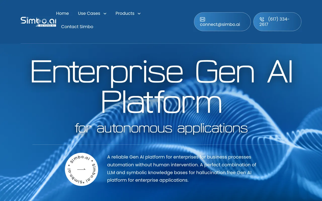 Screenshot of Simbo AI