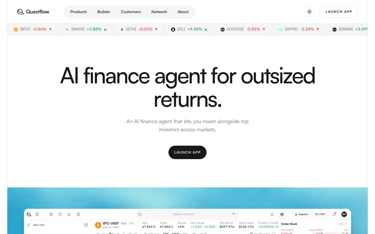Screenshot of Questflow