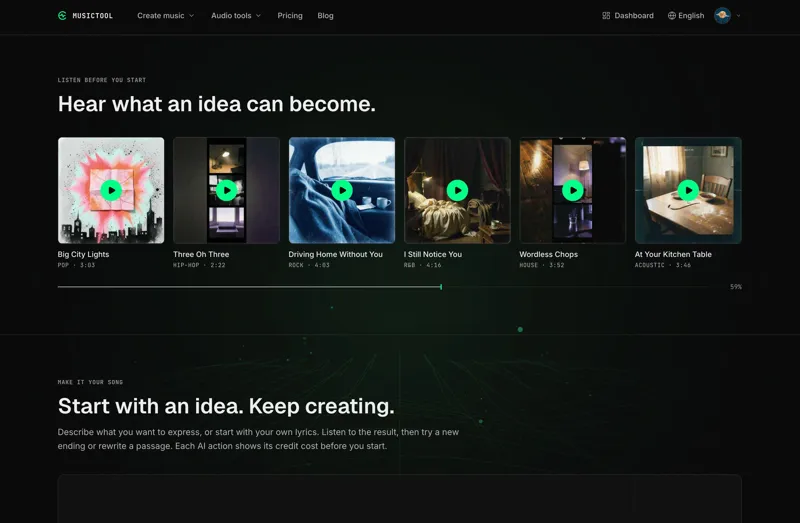 Screenshot of MUSICTOOL