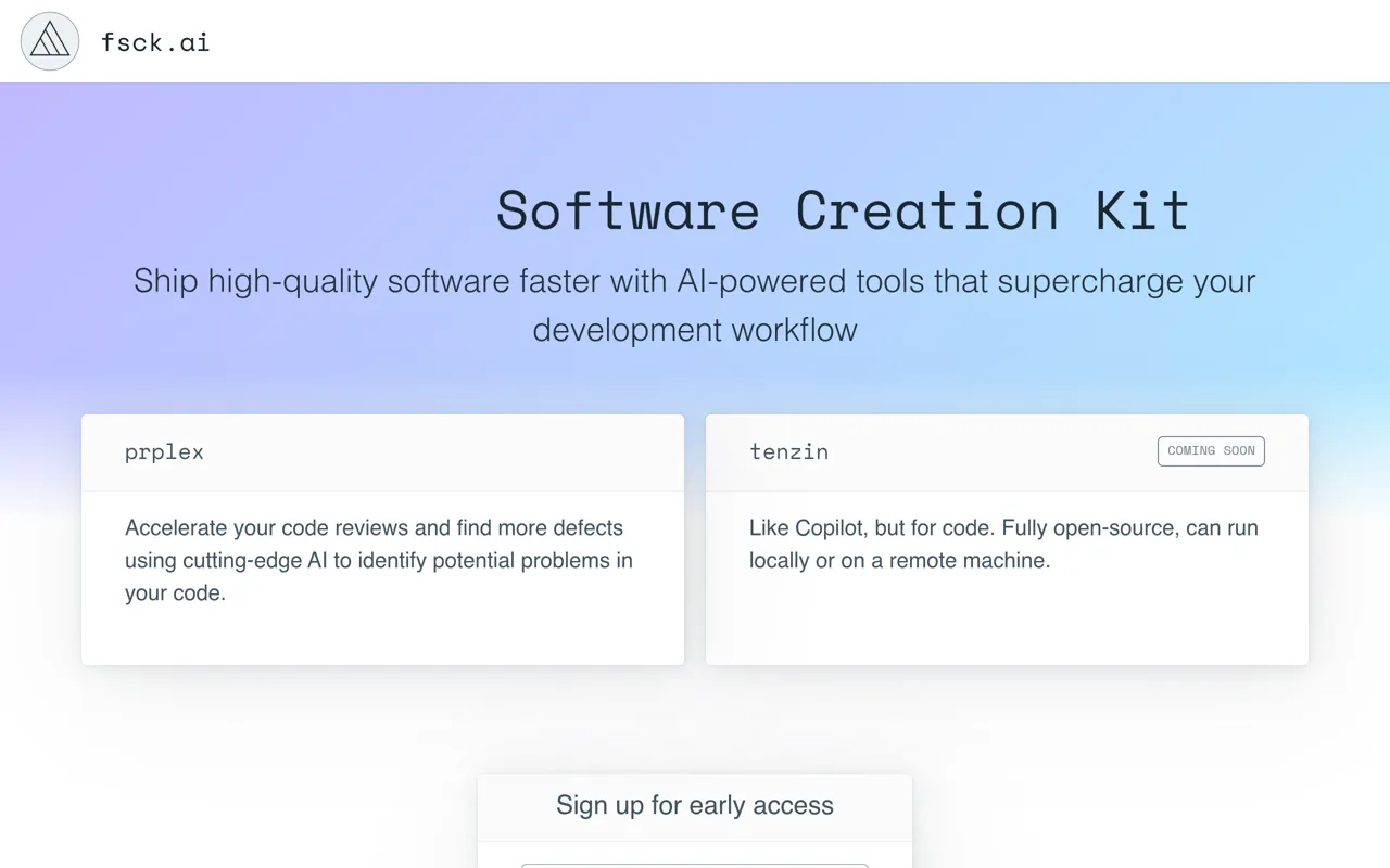 Screenshot of fsck.ai