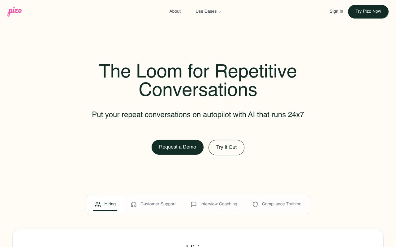 Screenshot of Pizo