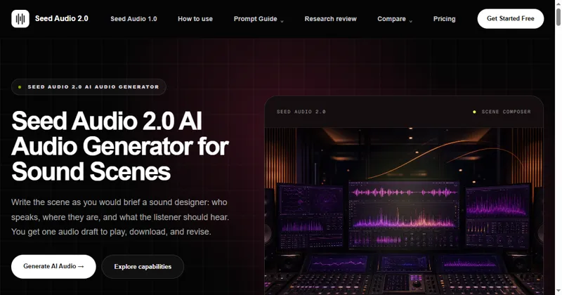 Screenshot of Seed Audio 2.0