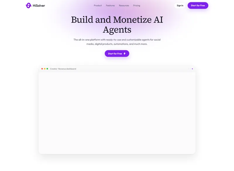 Screenshot of HiSolver