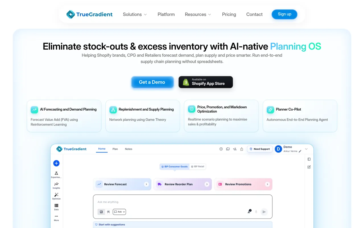 Screenshot of TrueGradient