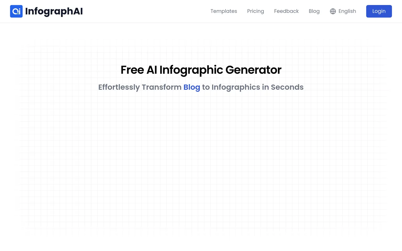 Screenshot of InfographAI