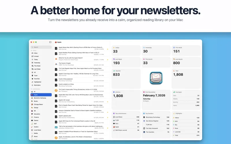 Screenshot of Letterboxx