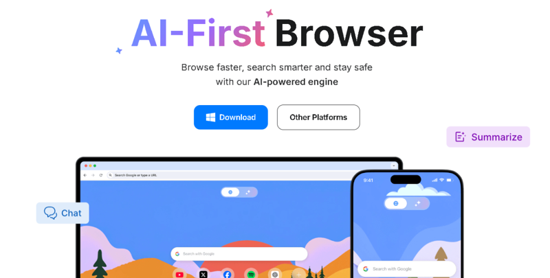 Screenshot of Sigma AI Browser