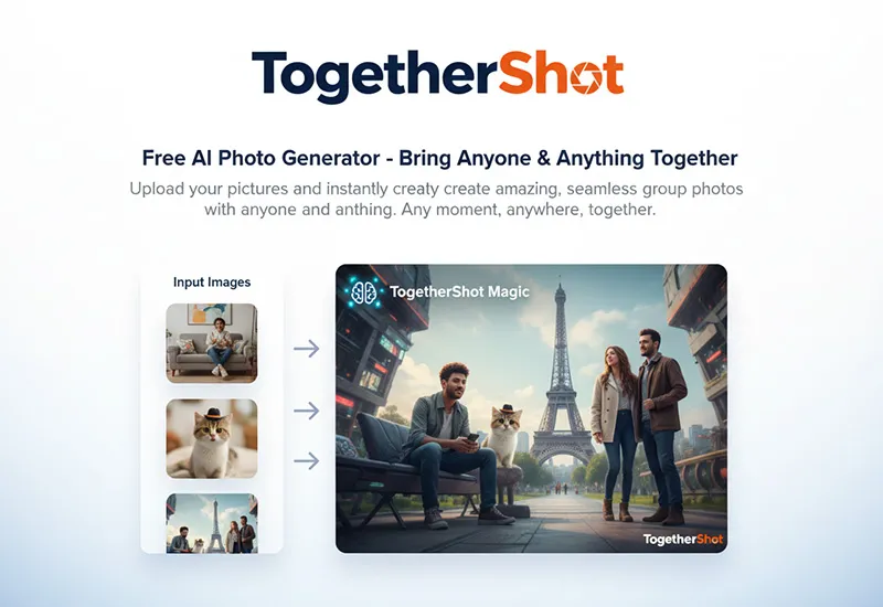 Screenshot of TogetherShot