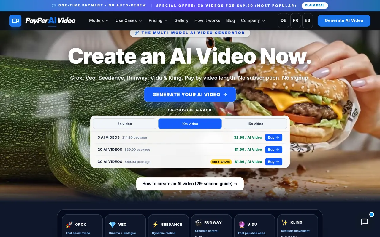 Screenshot of PayPerVideo