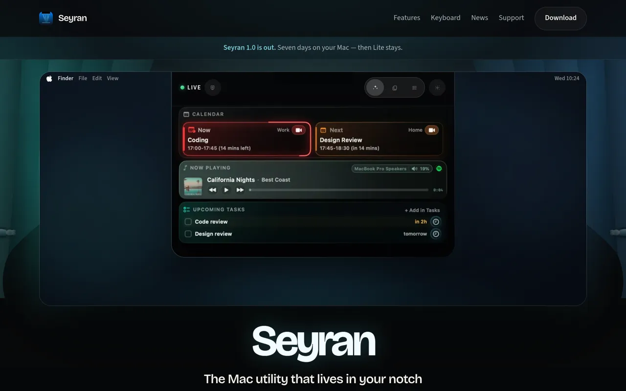 Screenshot of Seyran