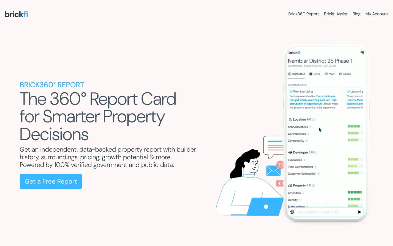 Screenshot of Brickfi Brick360 Report