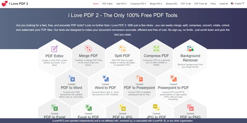 Screenshot of iLovePDF2