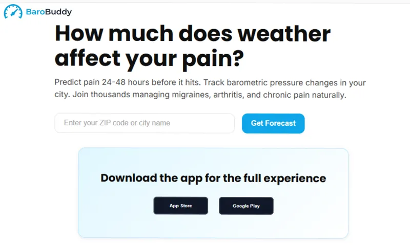 Screenshot of BaroBuddy