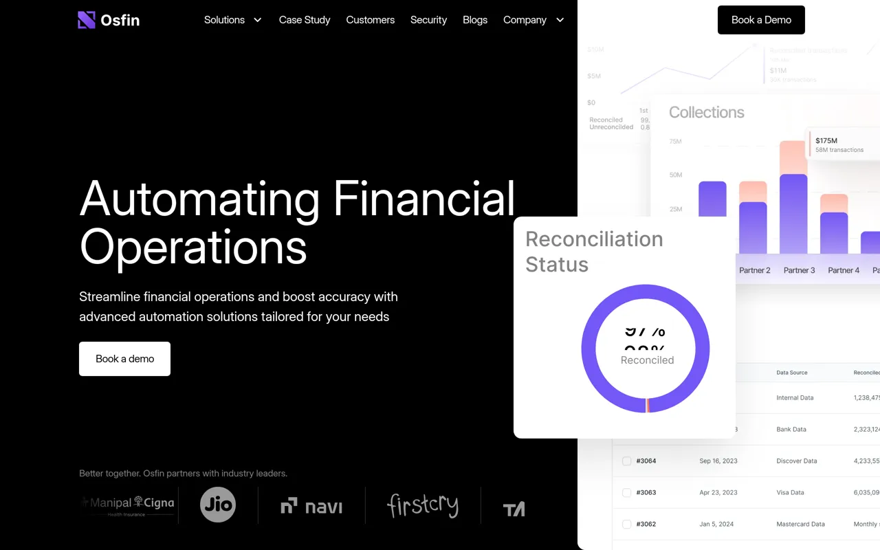 Screenshot of Osfin
