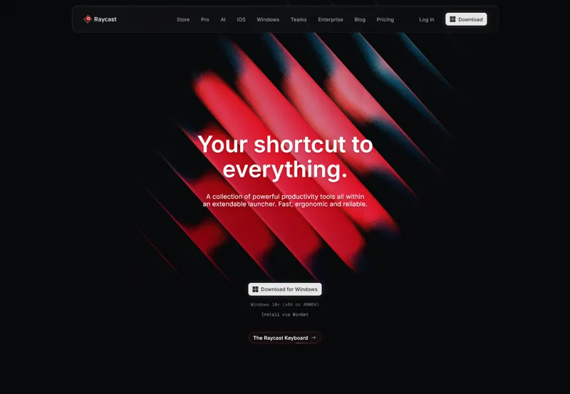 Screenshot of Raycast