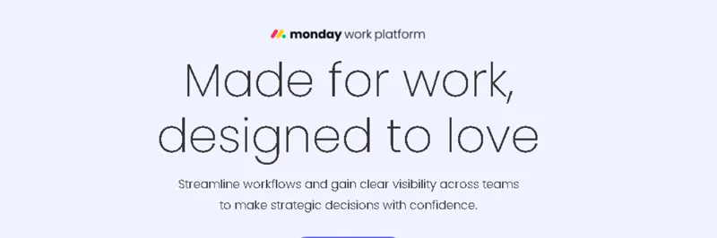 Screenshot of Monday AI