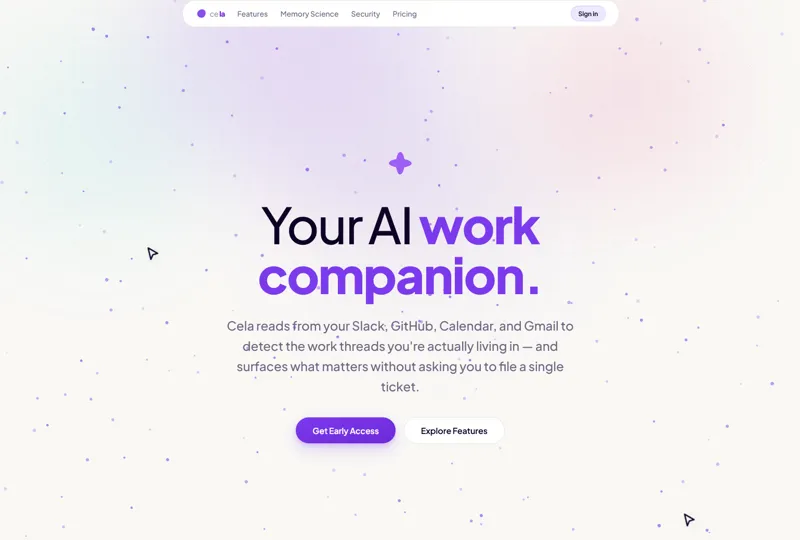 Screenshot of Cela