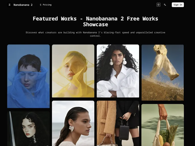 Screenshot of Nanobanana 2
