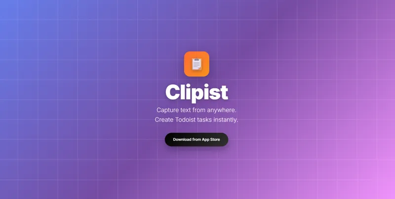Screenshot of Clipist
