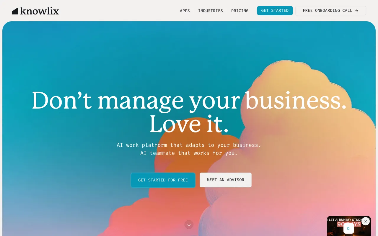 Screenshot of Knowlix