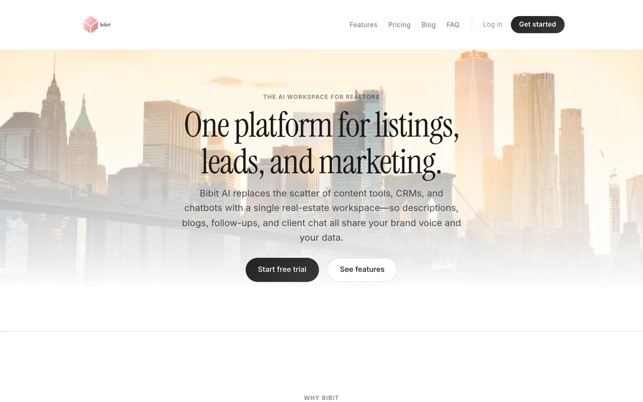 Screenshot of Bibit AI