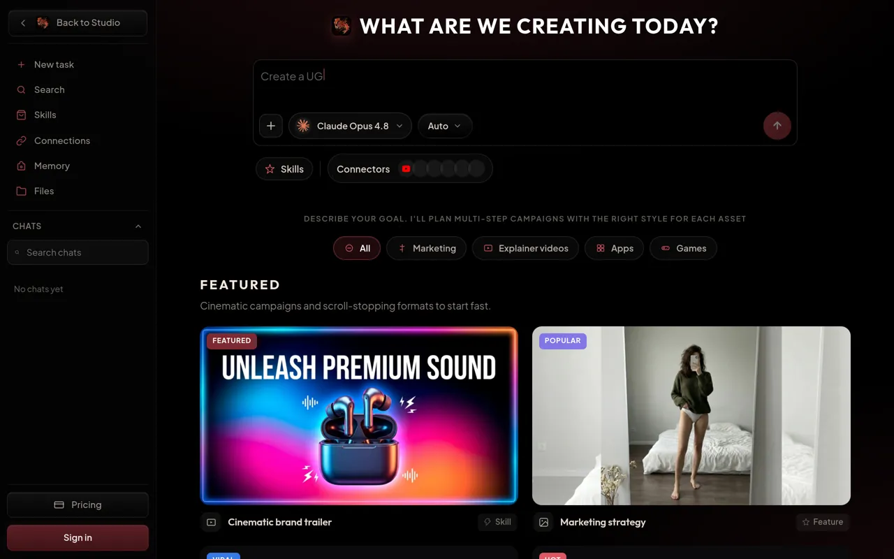 Screenshot of Director by Picturesque