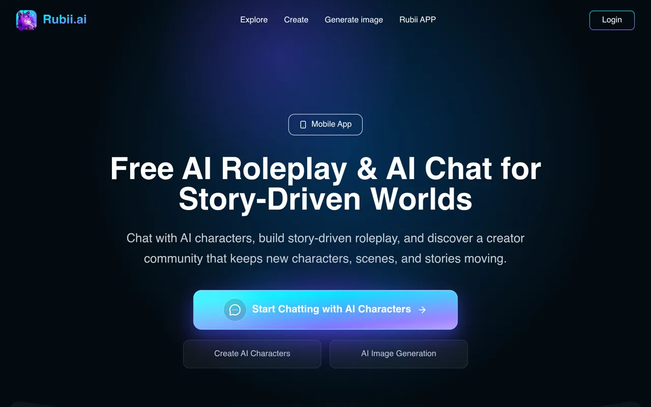Screenshot of Rubii