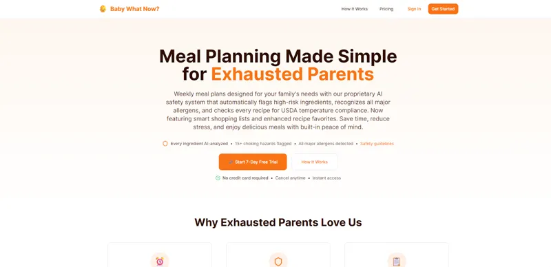 Screenshot of babywhatnow