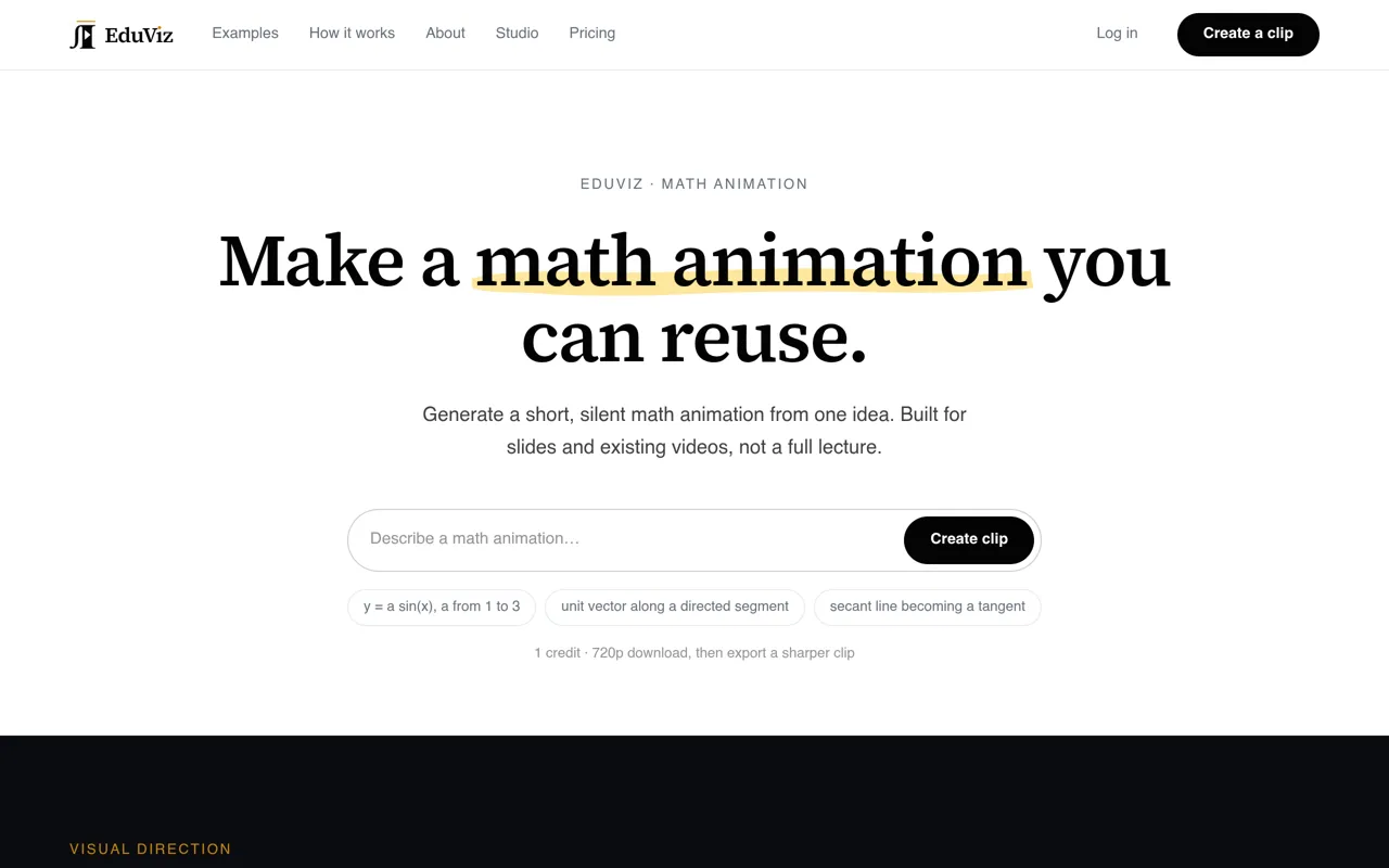 Screenshot of EduViz