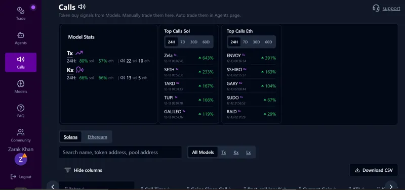 Screenshot of Paal AI
